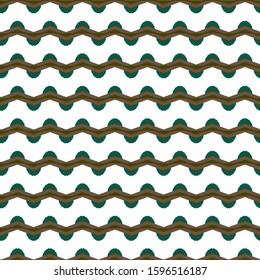 Seamless vector pattern in geometric ornamental style