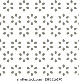 Seamless vector pattern in geometric ornamental style