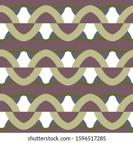 Seamless vector pattern in geometric ornamental style