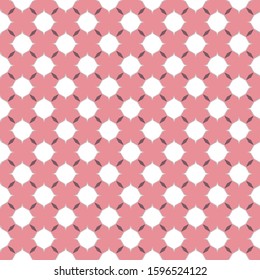 Seamless vector pattern in geometric ornamental style