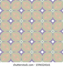 Seamless vector pattern in geometric ornamental style