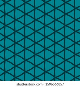 Seamless vector pattern in geometric ornamental style