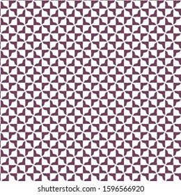 Seamless vector pattern in geometric ornamental style