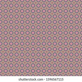 Seamless vector pattern in geometric ornamental style