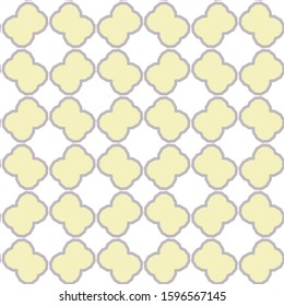 Seamless vector pattern in geometric ornamental style