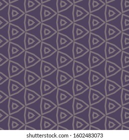 Seamless vector pattern in geometric ornamental style