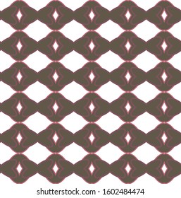 Seamless vector pattern in geometric ornamental style