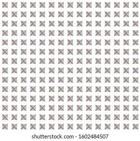 Seamless vector pattern in geometric ornamental style