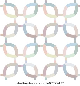 Seamless vector pattern in geometric ornamental style