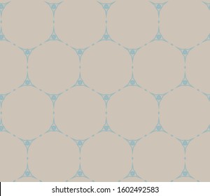 Seamless vector pattern in geometric ornamental style