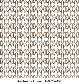 Seamless vector pattern in geometric ornamental style
