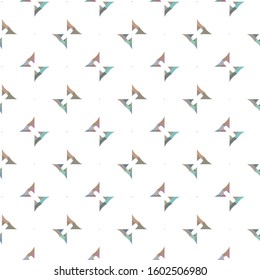 Seamless vector pattern in geometric ornamental style