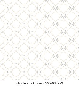 Seamless vector pattern in geometric ornamental style