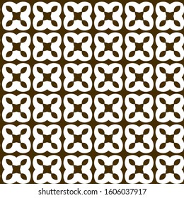Seamless vector pattern in geometric ornamental style