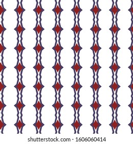 Seamless vector pattern in geometric ornamental style