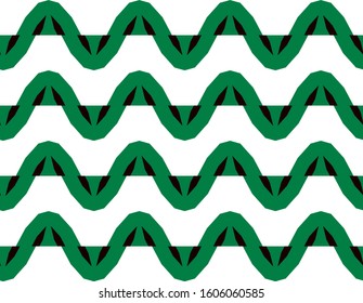 Seamless vector pattern in geometric ornamental style