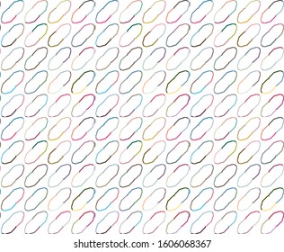 Seamless vector pattern in geometric ornamental style
