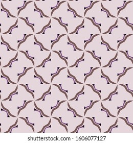 Seamless vector pattern in geometric ornamental style
