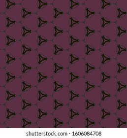 Seamless vector pattern in geometric ornamental style