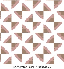 Seamless vector pattern in geometric ornamental style