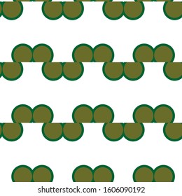 Seamless vector pattern in geometric ornamental style