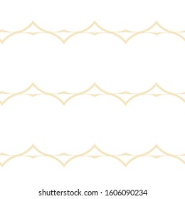 Seamless vector pattern in geometric ornamental style