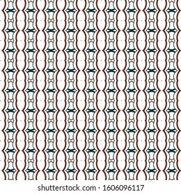 Seamless vector pattern in geometric ornamental style