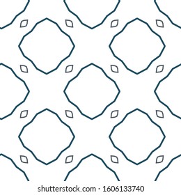 Seamless vector pattern in geometric ornamental style
