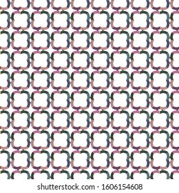 Seamless vector pattern in geometric ornamental style