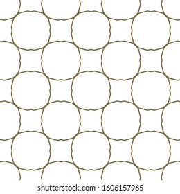 Seamless vector pattern in geometric ornamental style