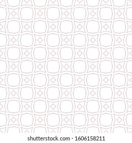 Seamless vector pattern in geometric ornamental style