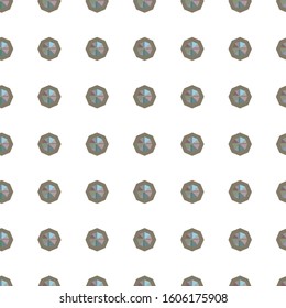 Seamless vector pattern in geometric ornamental style