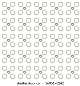 Seamless vector pattern in geometric ornamental style