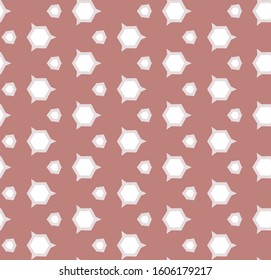 Seamless vector pattern in geometric ornamental style