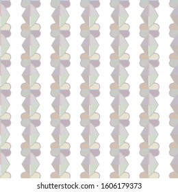 Seamless vector pattern in geometric ornamental style