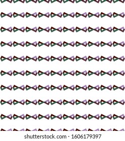 Seamless vector pattern in geometric ornamental style