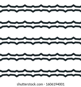 Seamless vector pattern in geometric ornamental style