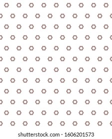 Seamless vector pattern in geometric ornamental style