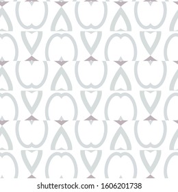 Seamless vector pattern in geometric ornamental style