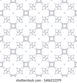 Seamless vector pattern in geometric ornamental style