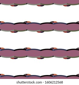 Seamless vector pattern in geometric ornamental style