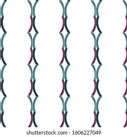 Seamless vector pattern in geometric ornamental style