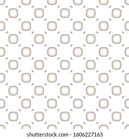Seamless vector pattern in geometric ornamental style