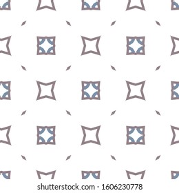 Seamless vector pattern in geometric ornamental style