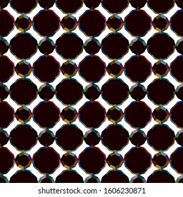 Seamless vector pattern in geometric ornamental style