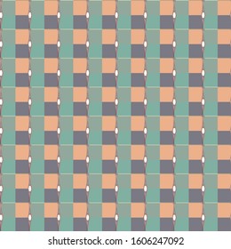 Seamless vector pattern in geometric ornamental style