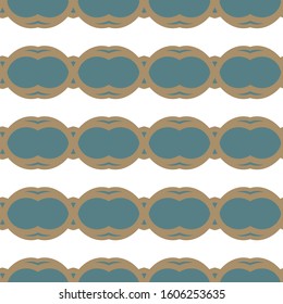 Seamless vector pattern in geometric ornamental style