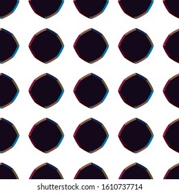 Seamless vector pattern in geometric ornamental style