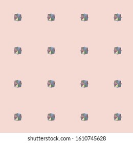 Seamless vector pattern in geometric ornamental style