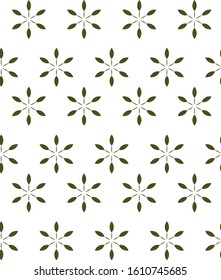 Seamless vector pattern in geometric ornamental style